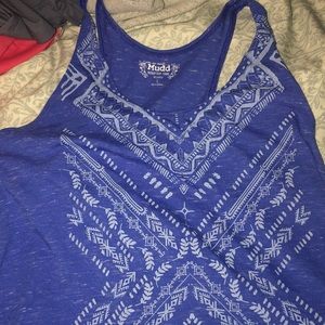 Mudd blue/purplish tank